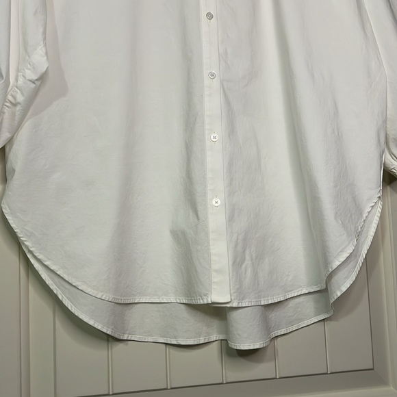 LOFT White Button Down Shirt - Picture 4 of 7